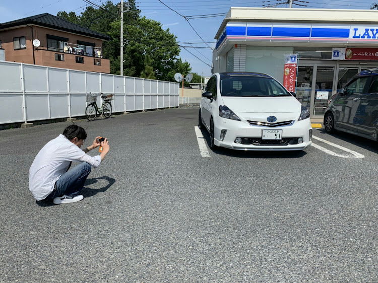 プリウスαの自動車教習所・CT愛猫部・コンビニデート・盗撮（笑）・ネコ出てこないよに関するカスタム事例の投稿画像4枚目
