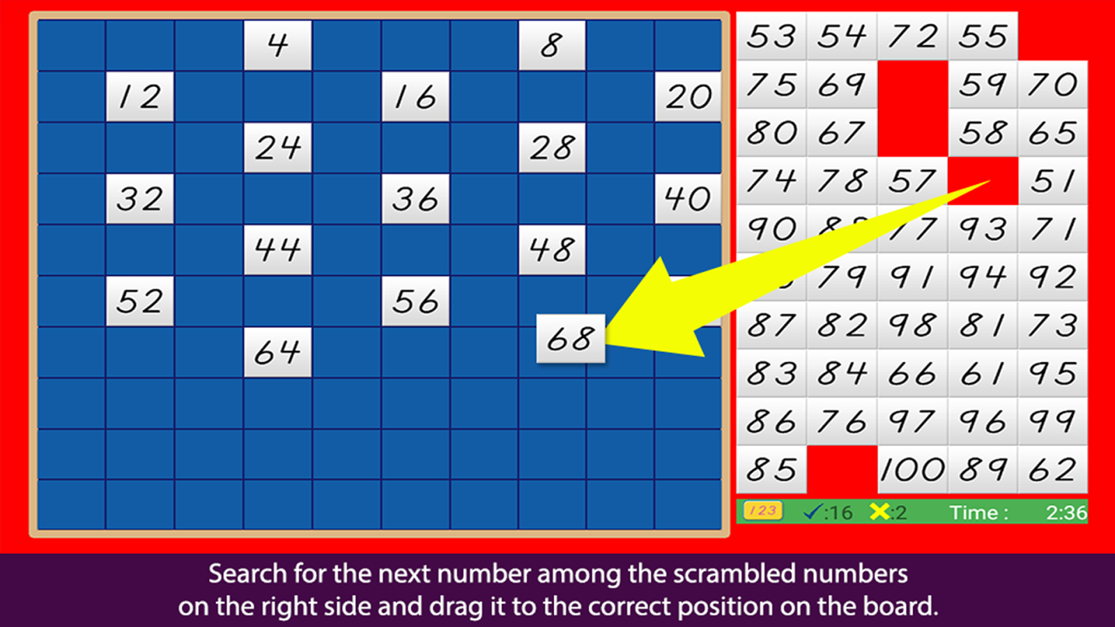    Montessori Skip Counting- screenshot  