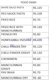 Aashesh Catering menu 1