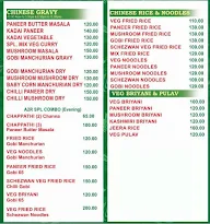 Hotel A2R Pure Veg menu 2