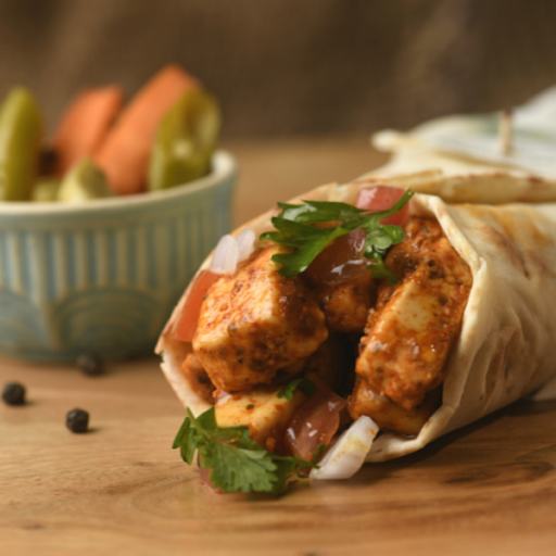 Traditional Paneer Shawarma Roll