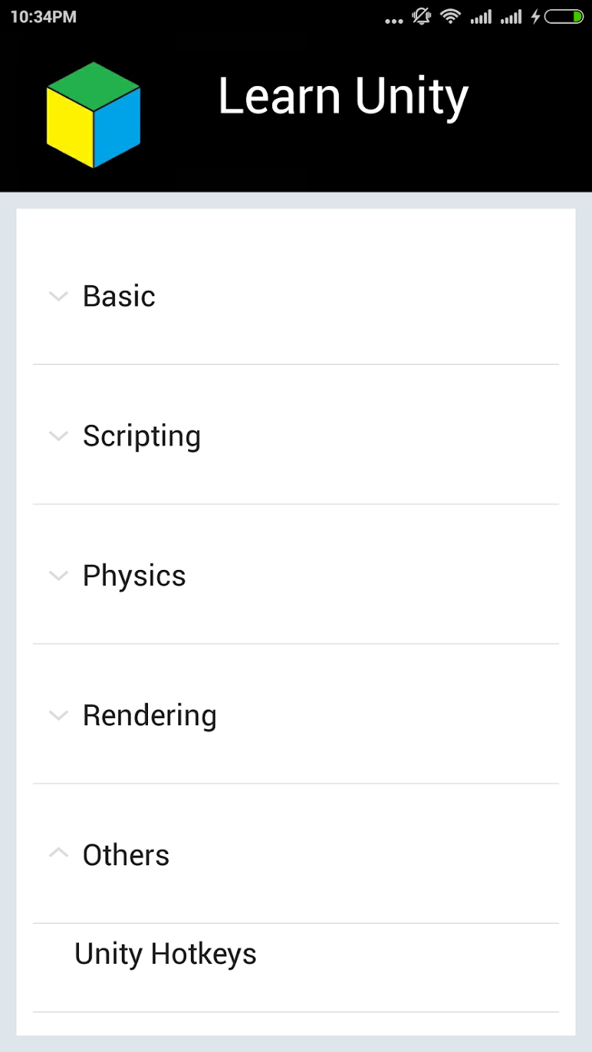 Learn Unity Screen 1