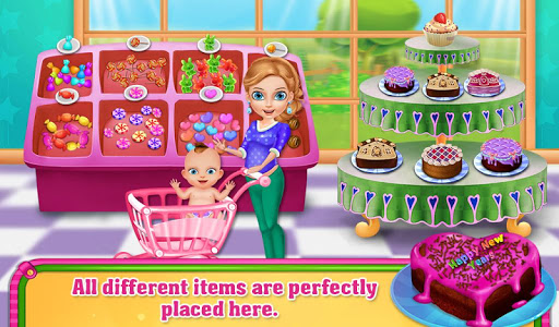 Supermarket Shopping Cashier - Fun Kids Girl Games