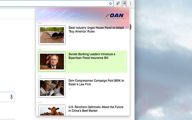 One America News chrome extension