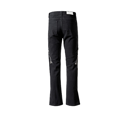 Title 5, High Street Zippered Wide-leg Trousers. Comfort...