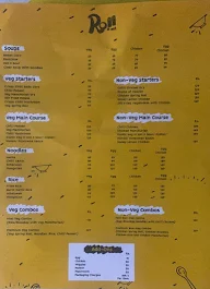 Roll It Out menu 1