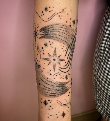 Cluster Star Tattoo