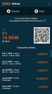   Jaxx Bitcoin & Ethereum Wallet- screenshot thumbnail   