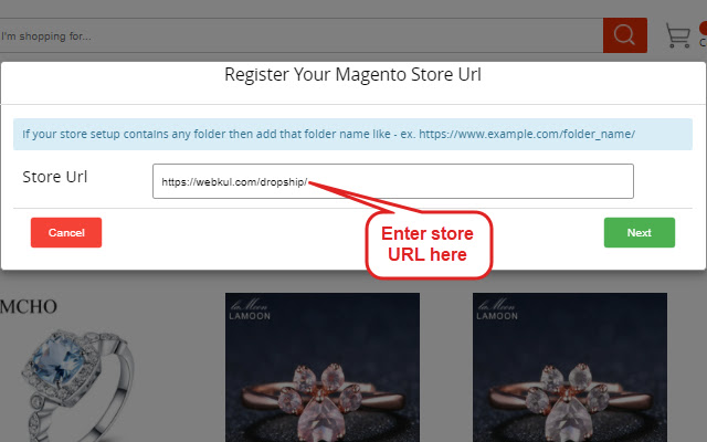 Magento 1 AliExpress Importer chrome extension