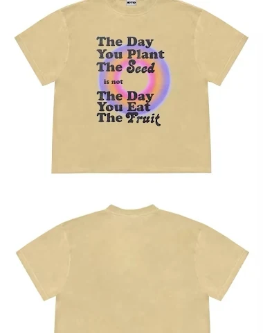 T-shirt à manches courtes avec lett - 3