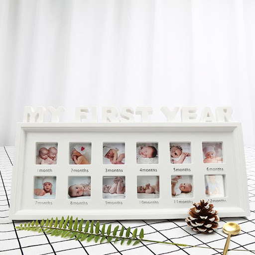 Title 1, Creative DIY Babys First Year Photo Frame 0-12...