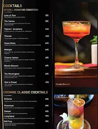 Sky Grill Lounge Bar & Restaurant By Crowne Plaza Kochi menu 1