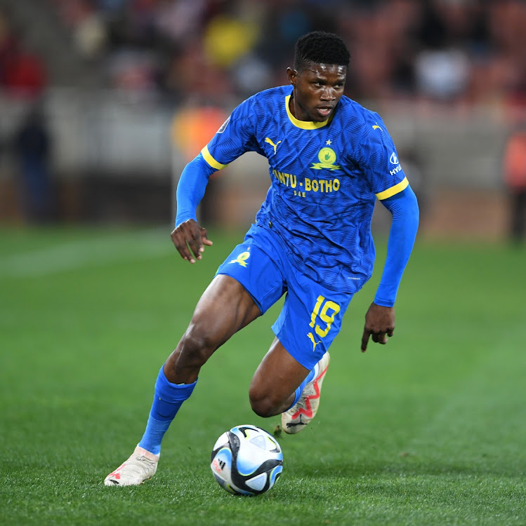 Bathusi Aubaas of Mamelodi Sundowns