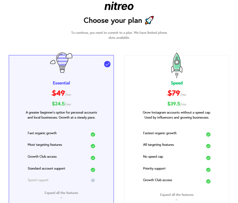 Nitreo pricing