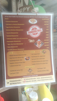 MBA Shawarma Wala menu 1