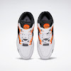 pump omni zone ii footwear white / wild orange / black