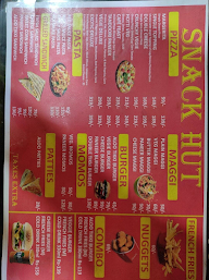 Snack Hut menu 2