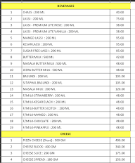 Punjab Sind Food menu 2