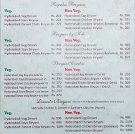 Andhra Biryani House menu 1