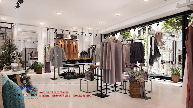 thiết kế shop thời trang đẹp mắt