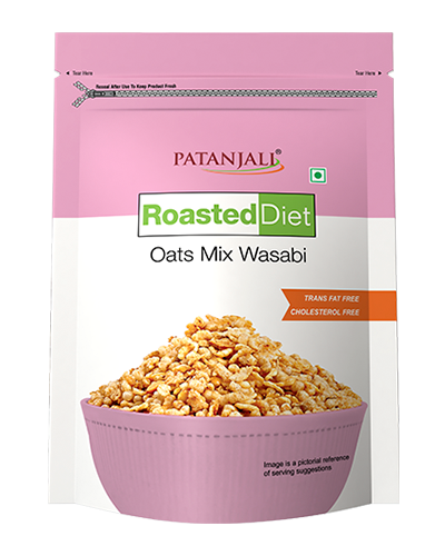 Patanjali Roasted Diet- Oat Mix. Wasabi - 125 gm