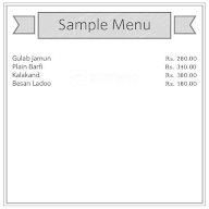 Aggrawal Sweets menu 1