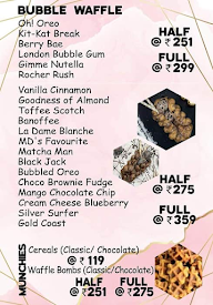 London Bubble Co menu 7