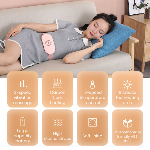 Title 5, Womens heating massage hot compress belt relie...