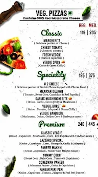 Pizza Lazzaro menu 1