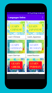 Languages Online (Learn 13 Languages online  free) Screenshot