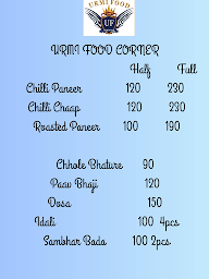 Multiple Foods Corner menu 1