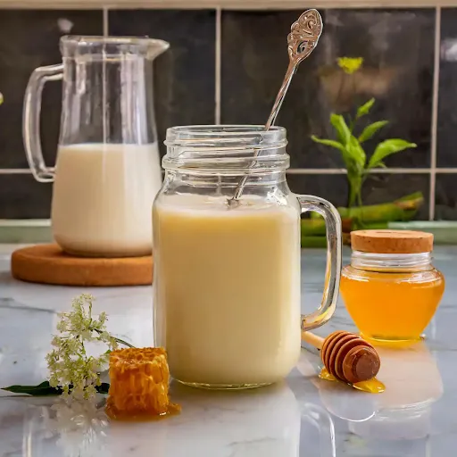 Honey Milk [450 Ml, Mason Jar]