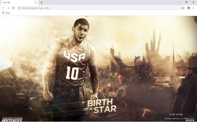 Kyrie Irving New Tab & Wallpapers Collection