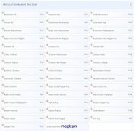 Venkatesh Tea Stall menu 2