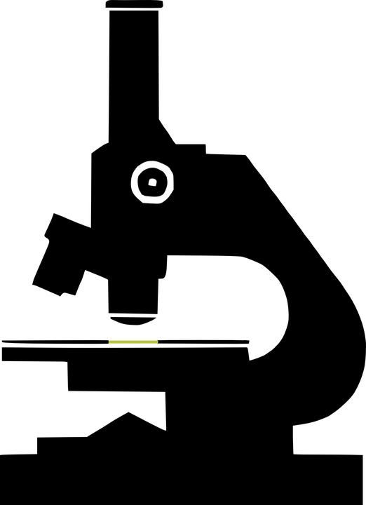 Microscopio, Microscopía, La Ciencia, Silueta