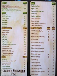 Rocking Grills menu 2