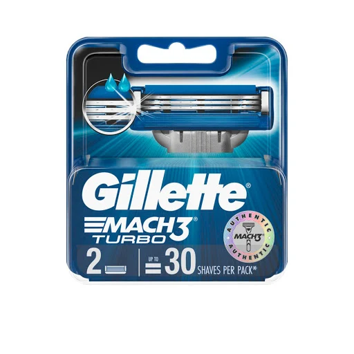 Vỉ 2 lưỡi thay thế Gillette Mach 3 Turbo