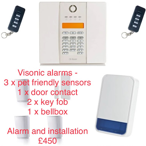 Visonic alarms fitted in one day - no mess, no lifting carpets 