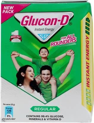 Glucon-D Instant Energy Health Drink - Regular - 200 gm
