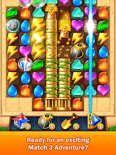 Golden Match 3 Puzzle Game - Real treasure hunter