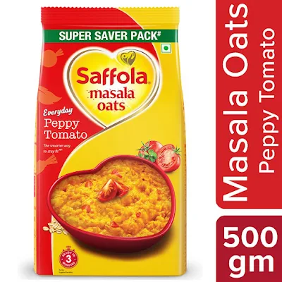 Saffola Masala Oats - Peppy Tomato - 500 g