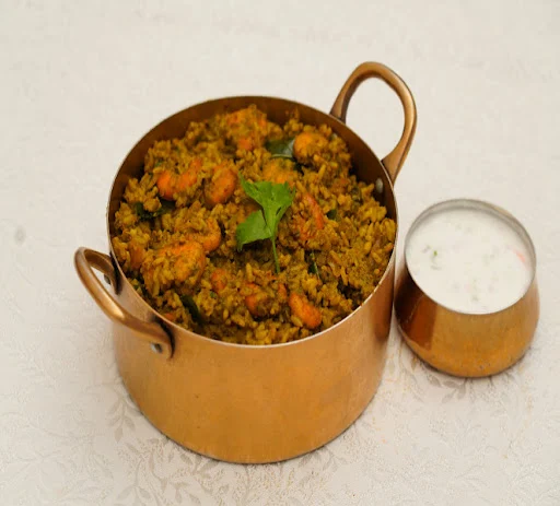 Gongura Prawns Pulao