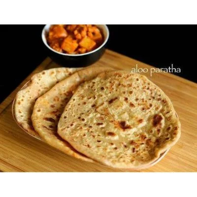 Masala Aloo Jira + Plain Paratha 2Pcs