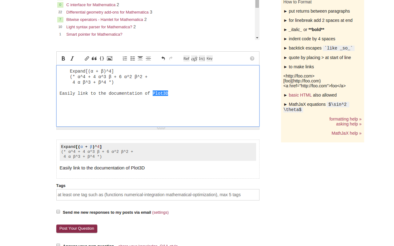 Mathematica Editor-buttons for StackExchange Preview image 2