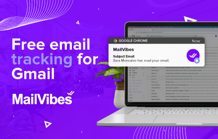 Email Tracking for Gmail by MailVibes chrome extension