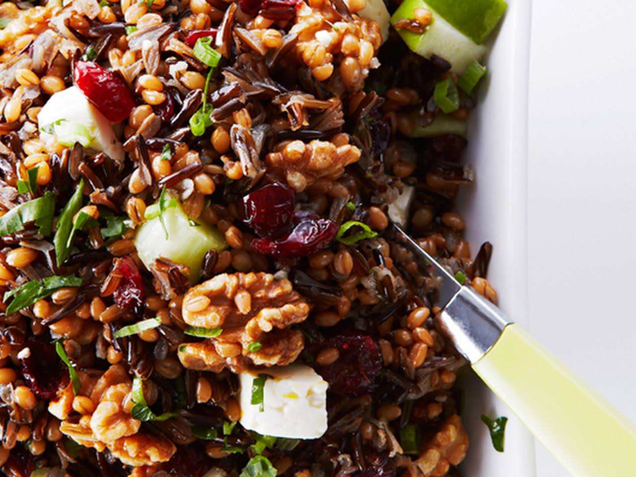 Bento Box Lunch: Wild Rice Salad with Fruit - Carmy - Easy Healthy