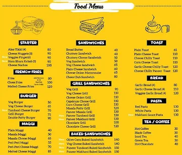 Cheesy Land Cafe menu 