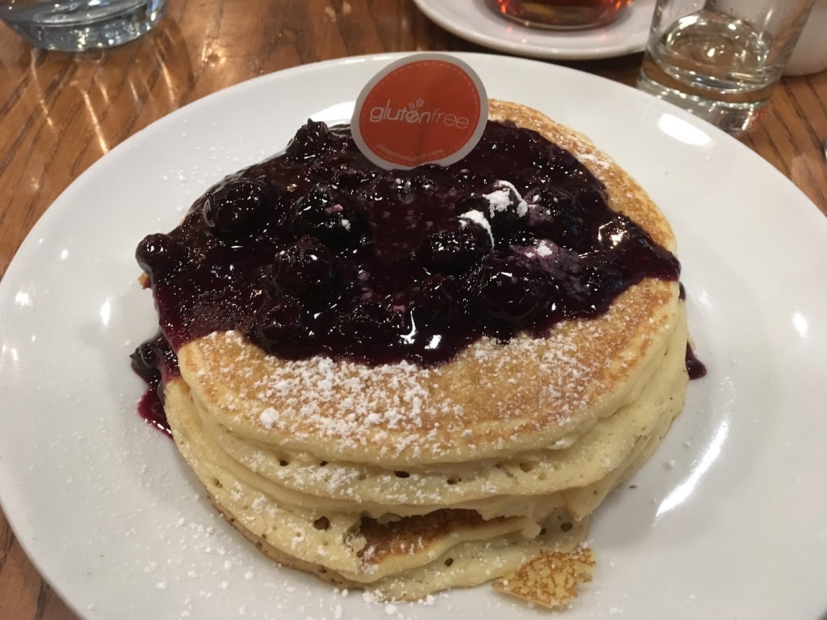 Blueberry pancakes