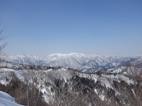 白い峰々（御前岳方面）