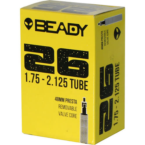 Beady Standard 48mm Presta Tube 26x1.75-2.125"